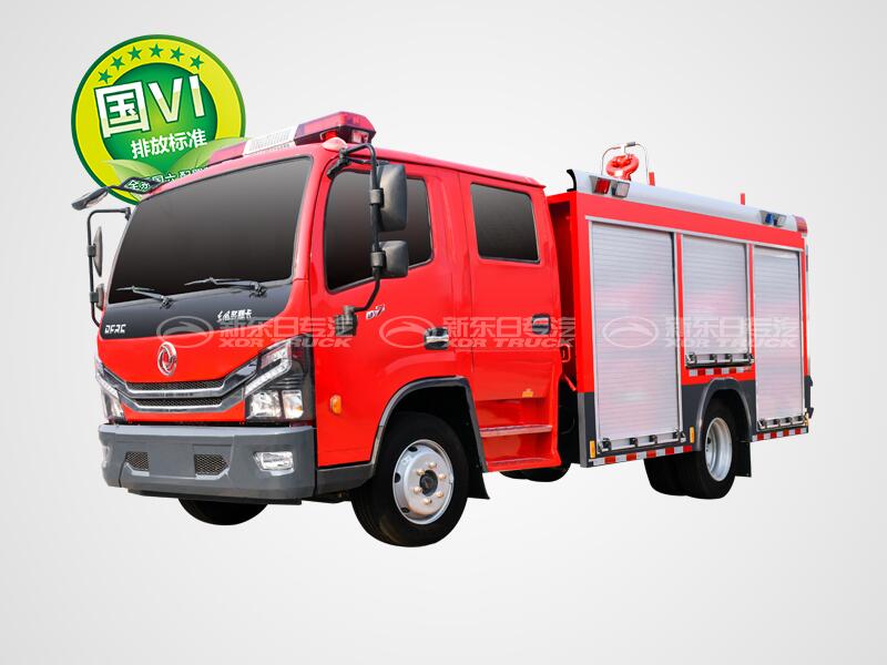 4T泡沫消防車(chē)-新東日牌 國(guó)六4T東風(fēng)大多利卡3800軸距泡沫消防車(chē)