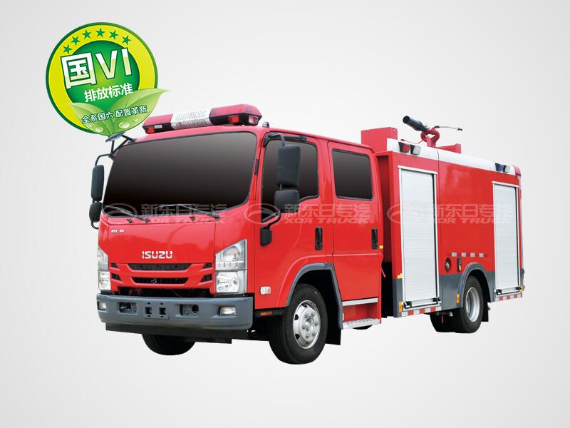 3.5噸水罐消防車(chē)-新東日牌 國(guó)六3.5噸五十鈴700P水罐消防車(chē)